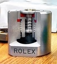 rolex valve|Rolex helium exhaust valve.